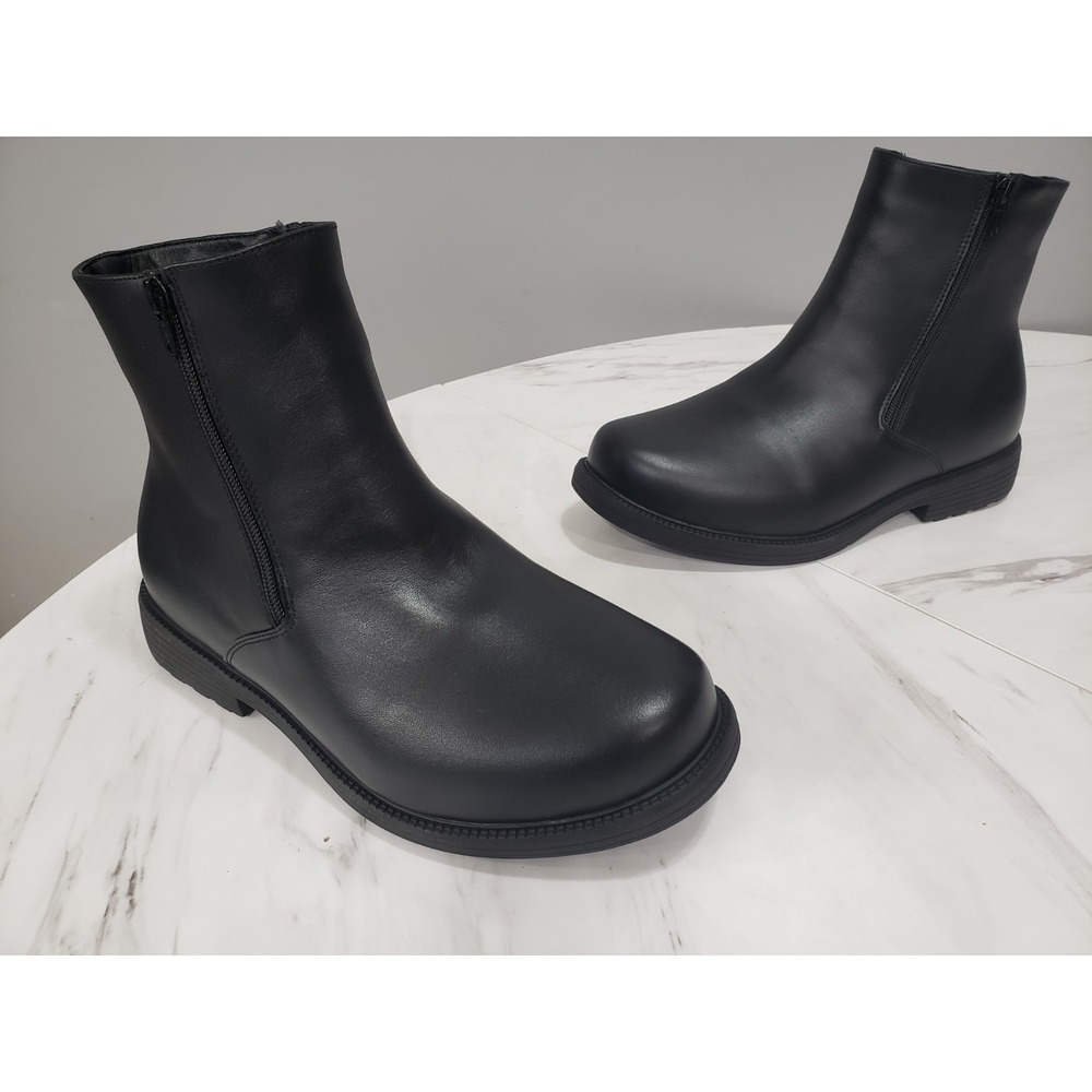 NEW NO BOX Size 10 5E EXTRA WIDE Propet Troy Men's Boots n Black MBA005L‎
